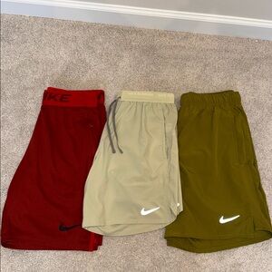 Nike shorts bundle - Men’s size small (3 shorts)